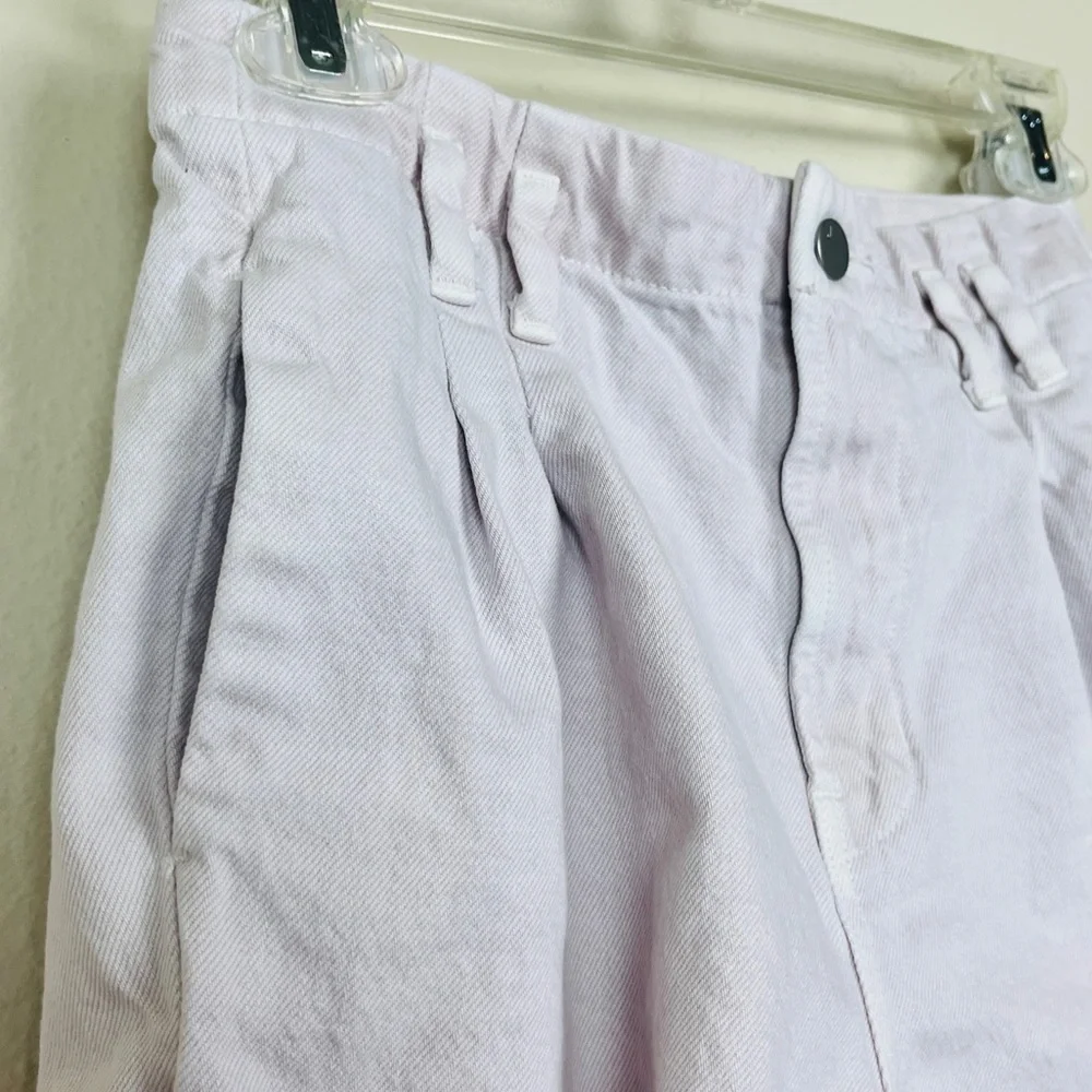 J BRAND Dusky Pink Distressed High Waist Shorts 25 DIY Fade Grunge XS